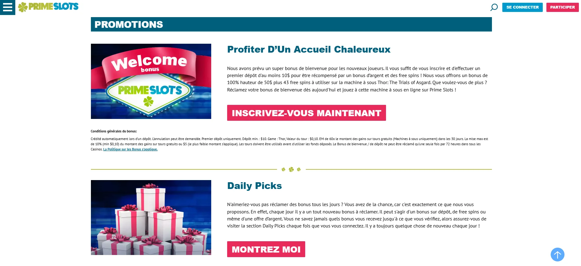 Prime Slots Casino